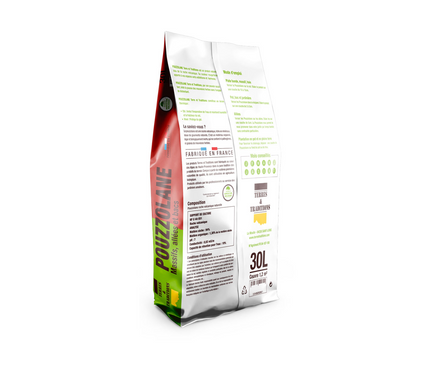 Pouzzolane 30L calibre 7/15 mm  – Roche volcanique naturelle pour paillage