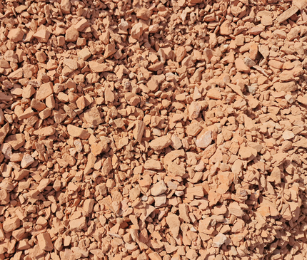 Brique pilée 10/20 mm - Paillage décoratif rouge