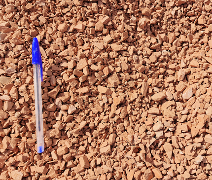 Brique pilée 10/20 mm - Paillage décoratif rouge