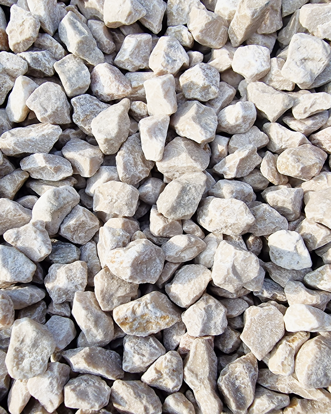 Gravier blanc 6/10 mm – Gravillon décoratif