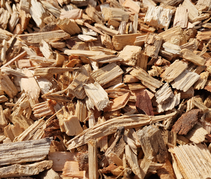 Paillage copeaux de bois - Plaquette de bois naturelle pour massifs et allées