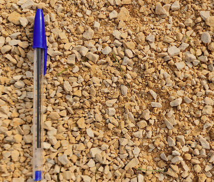 Sable stabilisé pour terrain de pétanque