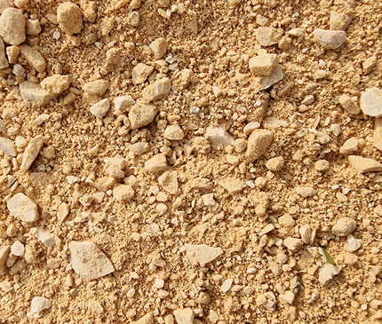 Sable stabilisé pour terrain de pétanque