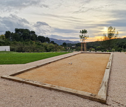 Terrain de pétanque 40 m² en kit - "Le convivial"