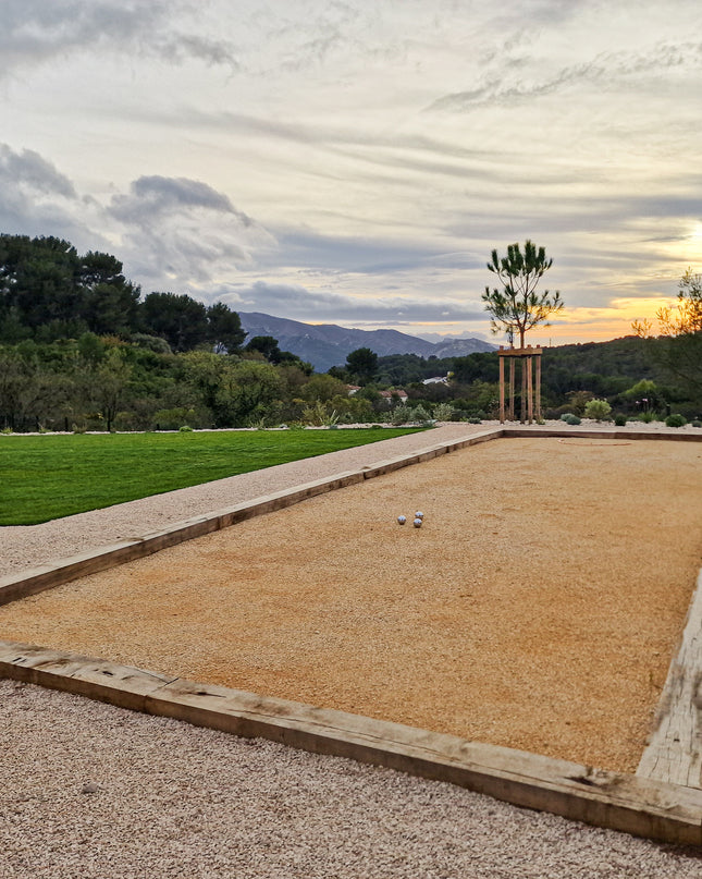 Terrain de pétanque 40 m² en kit - "Le convivial"