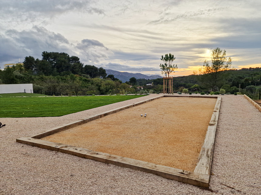 Terrain de pétanque 40 m² en kit - "Le convivial"